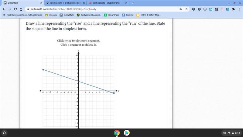 HELP PLEASE DUE SOON I NEED HELP FIND THE SLOPE-example-1