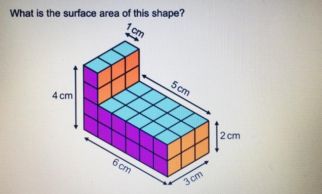 What is the surface area of this shape?-example-1