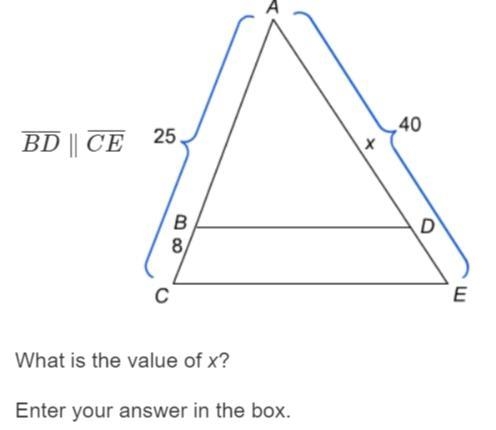 What is the value of x Help is needed.-example-1