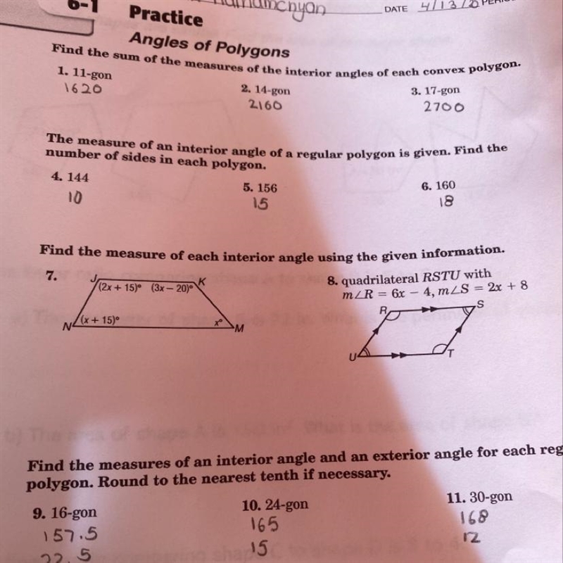 Can someone help me on number 7?-example-1