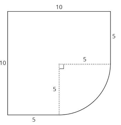 Aye plz help. Im abt to die. Find the perimiter of the shape below.-example-1