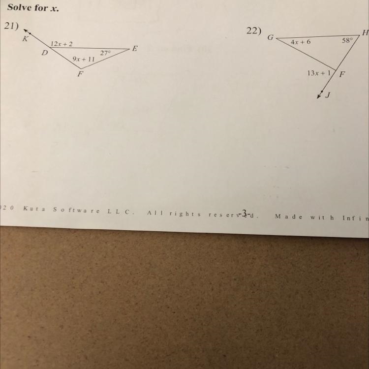 Solve for x If you don’t know how to do it don’t answer.-example-1