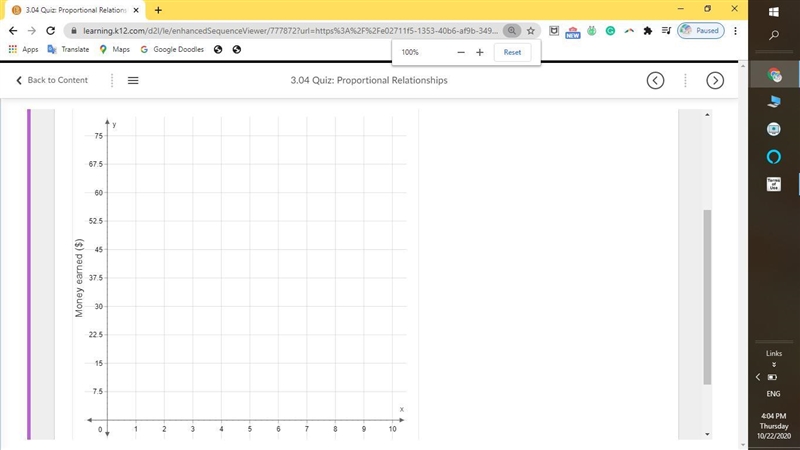 PLEASE HELP FAST!! Gilbert earns $7.50 per hour washing cars. Graph the relationship-example-2