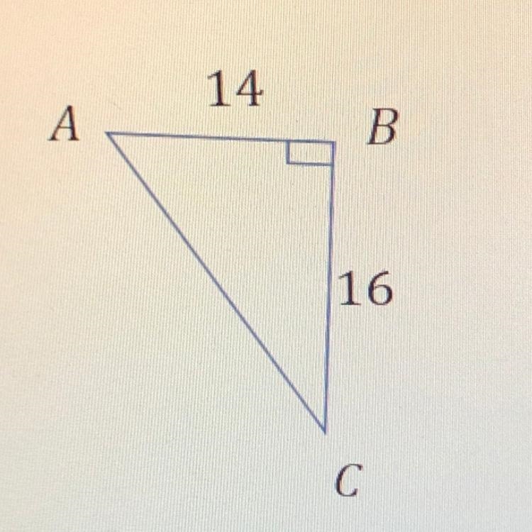 Use trigonometry to find the value of angle C. Round your answer to the nearest whole-example-1