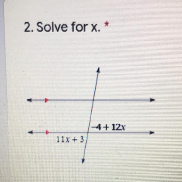 In the picture below solve for X-example-1