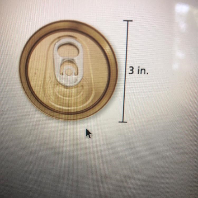 Find the area of the circle. Round your answer to the nearest hundredth. 00 3 in.-example-1