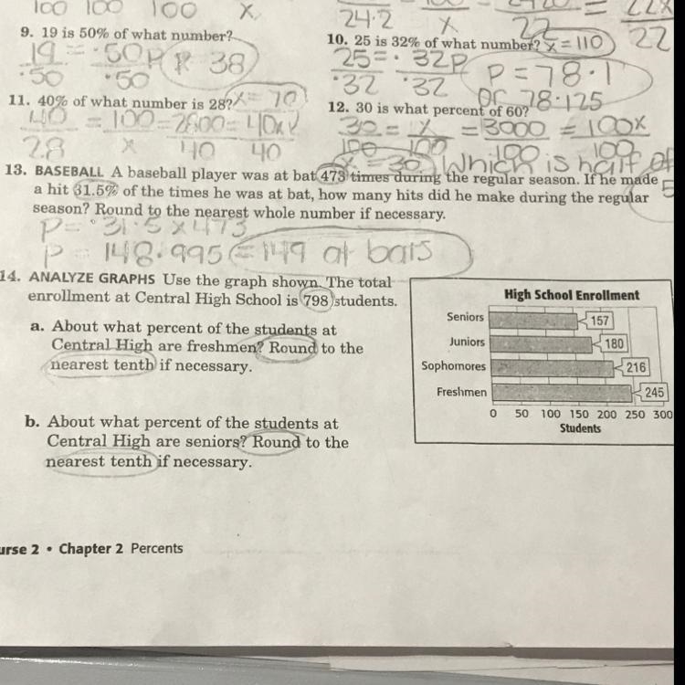 Please answer question 14. A and B.-example-1