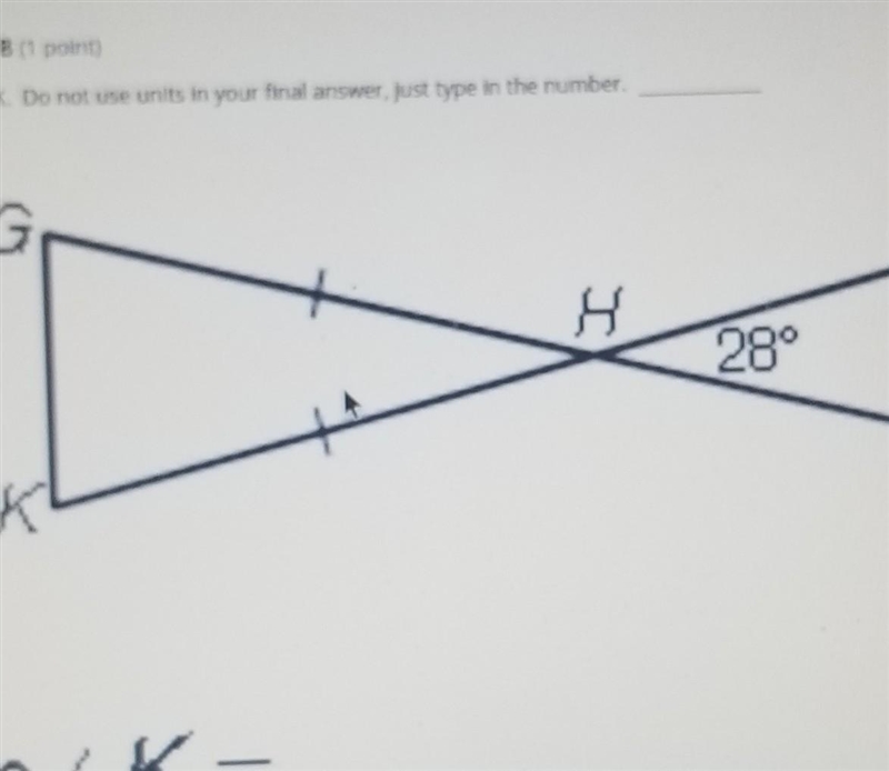 How do I find angle k?​-example-1