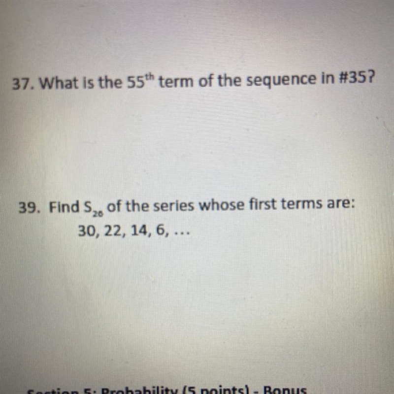 Find S20 of the series whose first terms are: 30, 22, 14, 6, ...-example-1