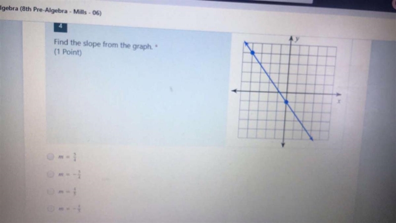 Find the slope from the table-example-1