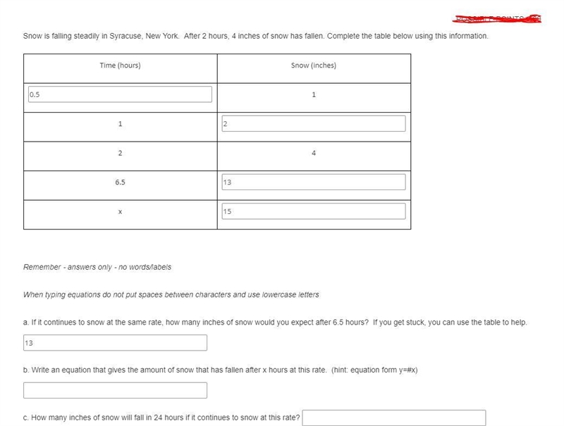 Yes I need help with x question and please check if my other answers are correct-example-1