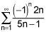 Which of the following series is/are convergent by the alternating series test? I-example-3