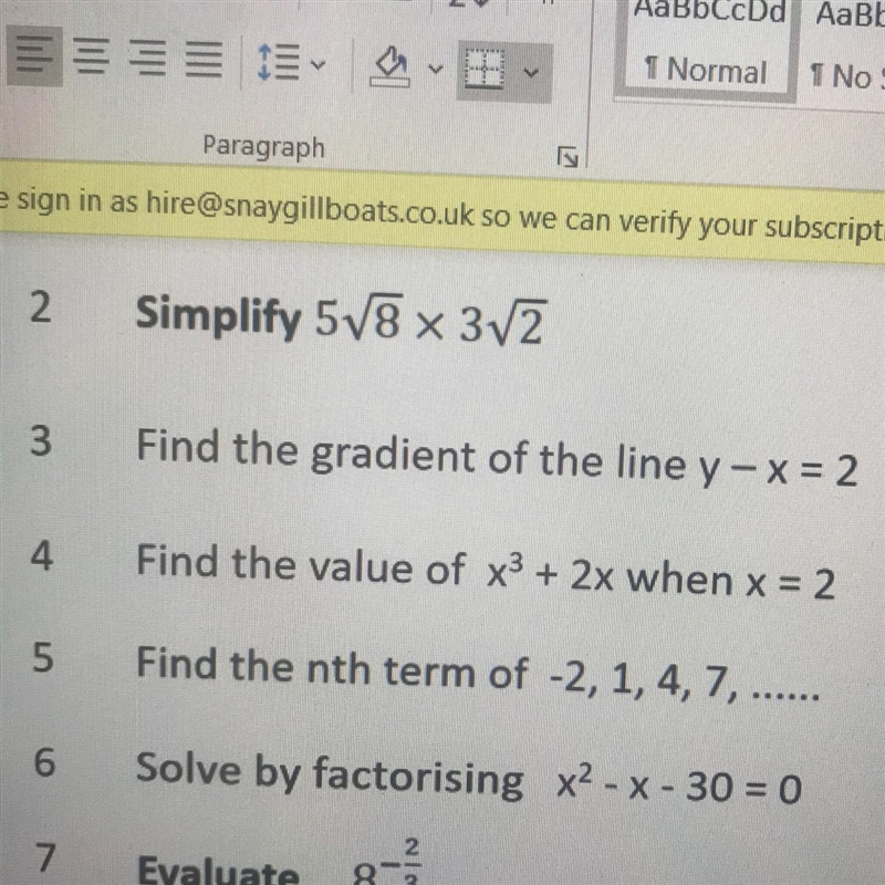 Find the gradient of the line y - x = 2 Q.3-example-1