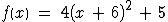 Enter the correct answer in the box. What is the standard form of function-example-1