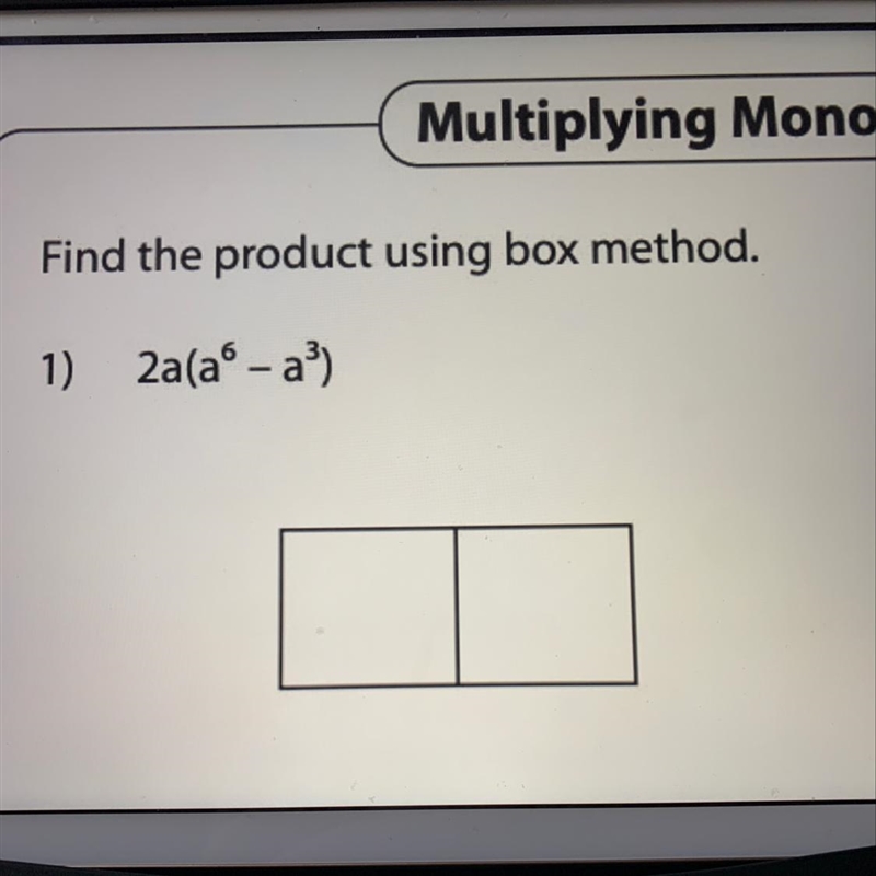 What is the box method?-example-1