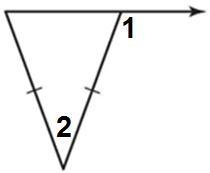 In the figure, m<2 = 44. What is the measure of <1?-example-1