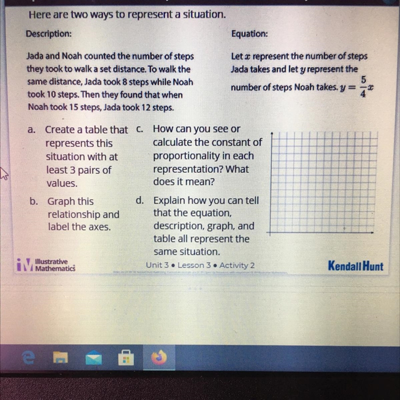 Answers here or on your own paper Description: Equation: Jada and Noah counted the-example-1