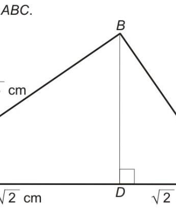 Work out the area of Triangle ABC Just to confirm, these are the numbers, Bottom right-example-1