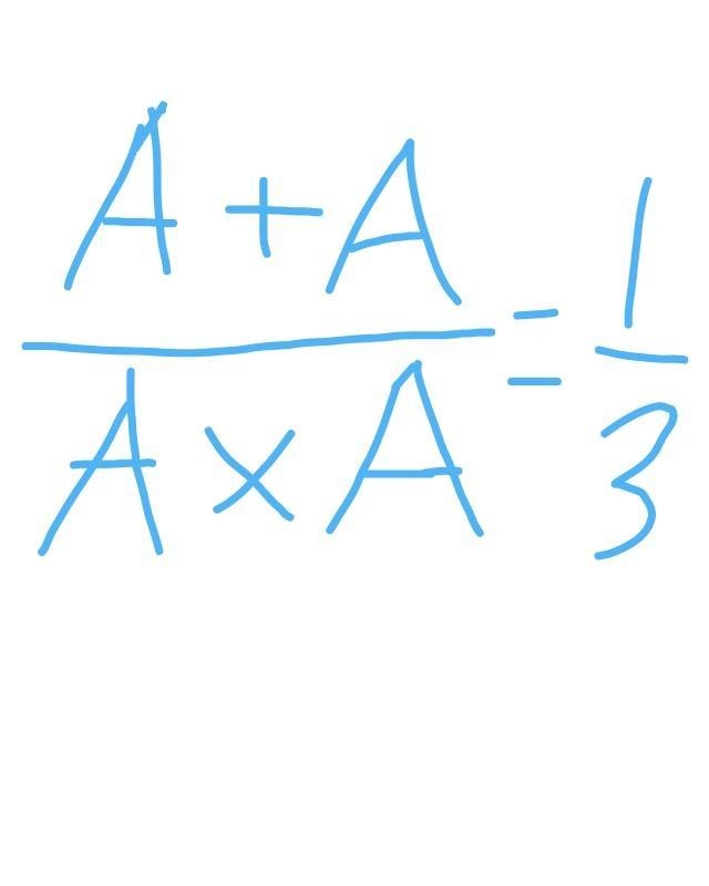 A represents a counting number. Find the value of A if: ​-example-1