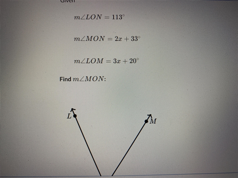 Equation with angle addition can someone please answer please help-example-1