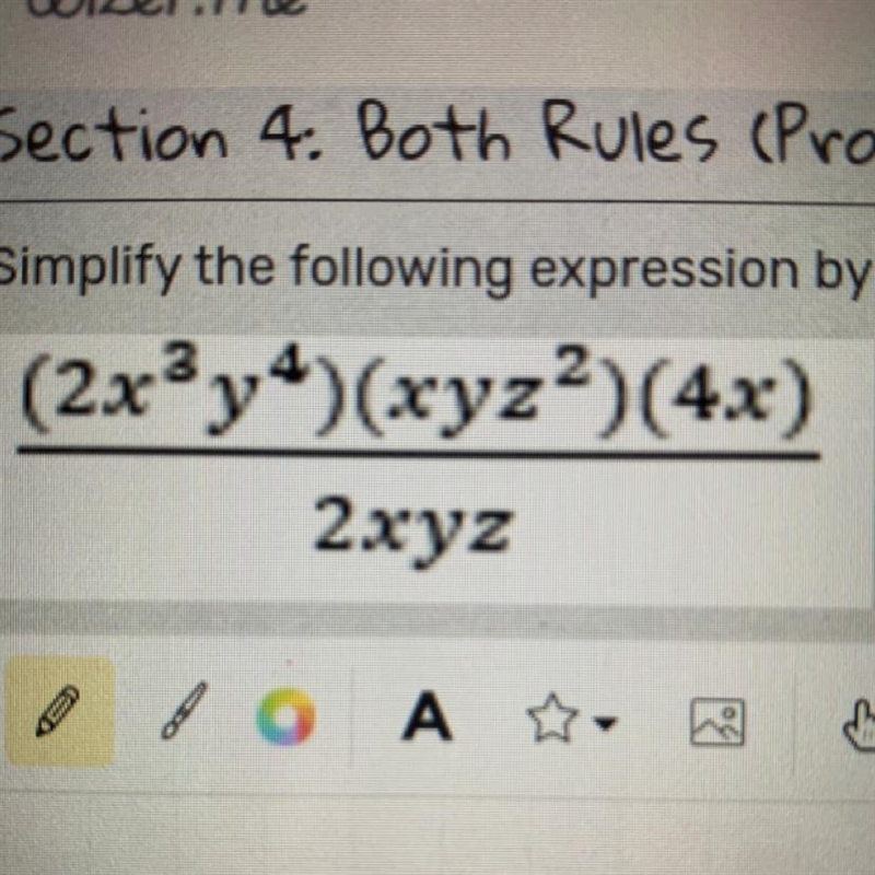 Simplify the following expression by showing any work-example-1