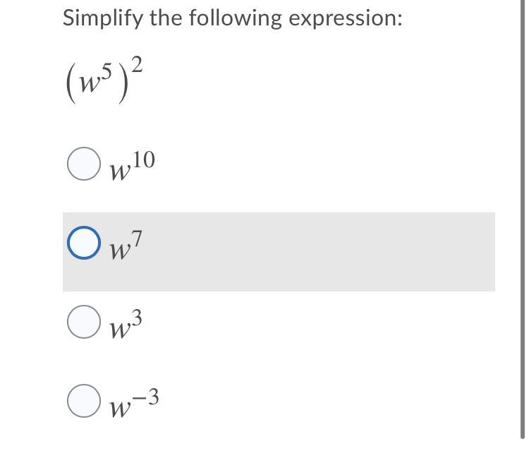 How do you simplify (w5)2-example-1