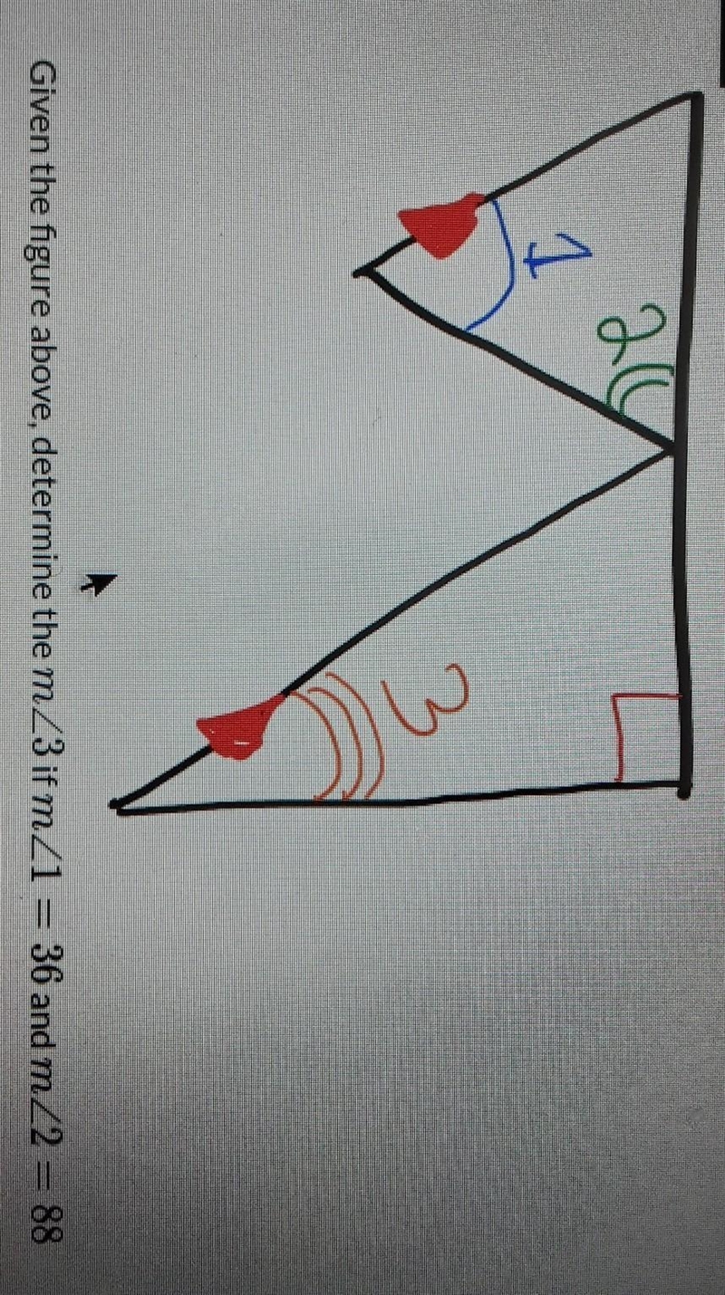 Given the figure above, determine​-example-1