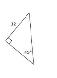 How do I find the missing sides to this special triangle?-example-1