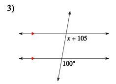 First Identify the Angle relationship, then solve for x.-example-1