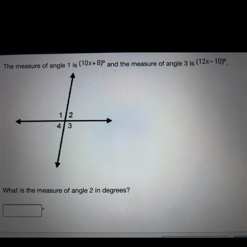 What is the measure of angle 2 in degrees?-example-1