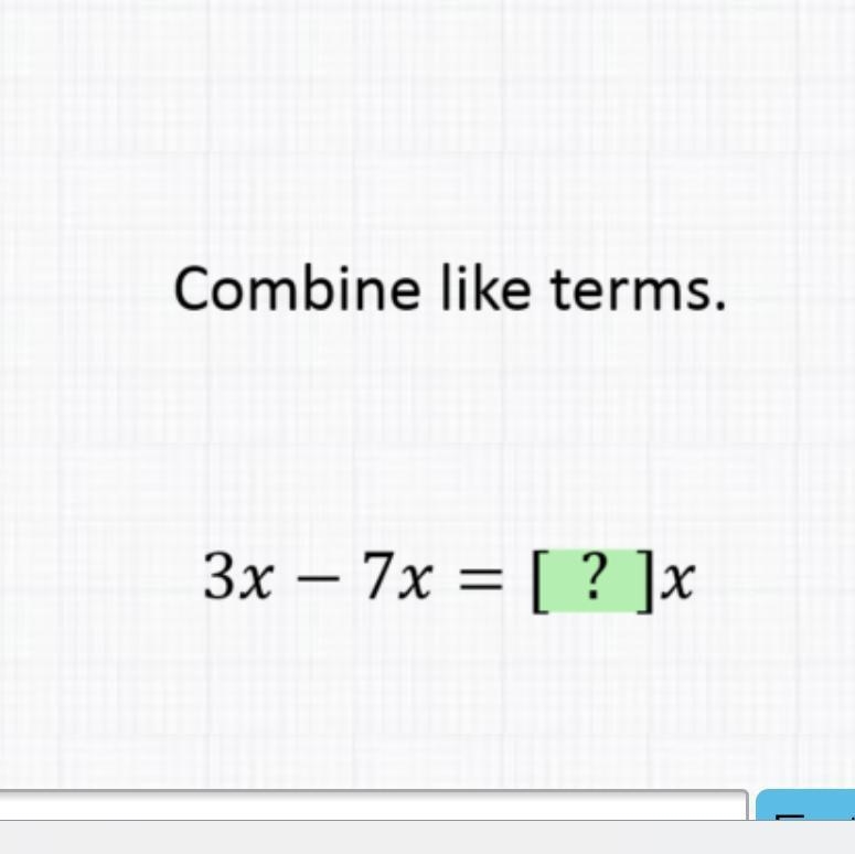 Combine the like terms-example-1