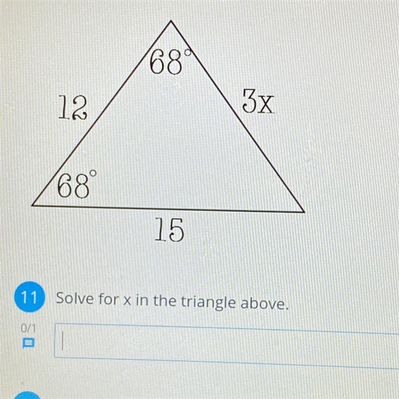 I need to find x can some one show me how to do It-example-1