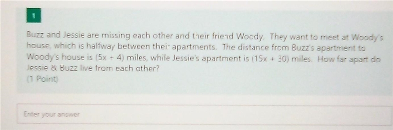 Buzz and Jessie are missing each other and their friend Woody. They want to meet at-example-1