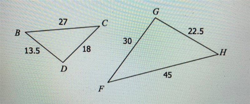 Can someone help me with this :( , it’s similar triangles btw-example-1