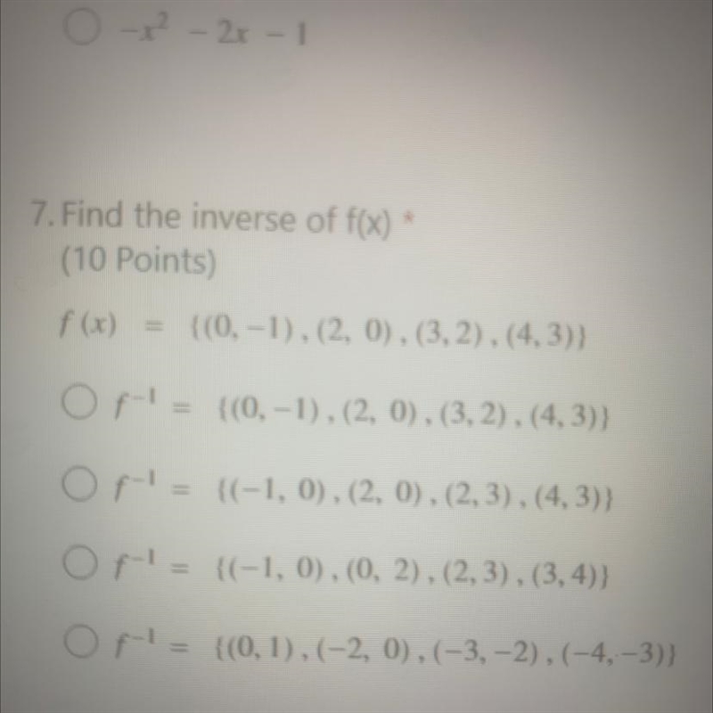 Find the inverse of f(x)-example-1