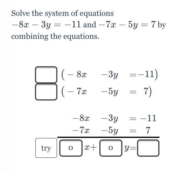 Solve The System Of Equations-example-1