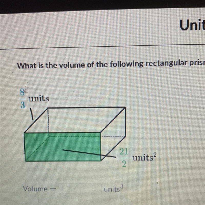 Hheleoghelp what is the volume of the following rectangular prism?-example-1