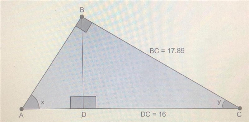 With reference to the figure, sin x=[ ] A-0.250 B-0.447 C-0.894 D-1-example-1