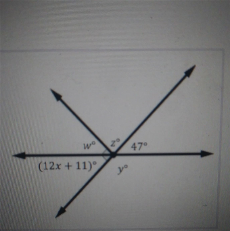 Consider the figure. Determine the value of x.​-example-1