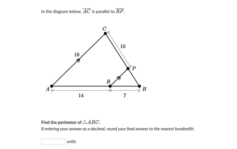 Find the perimeter of ΔABC-example-1