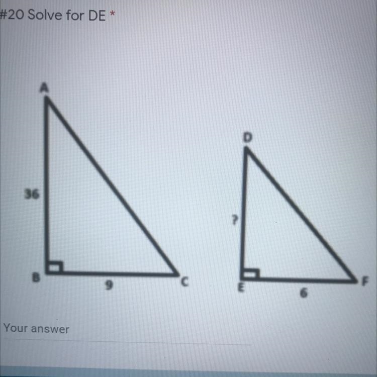 Solve for DE? Thank you in advance!-example-1