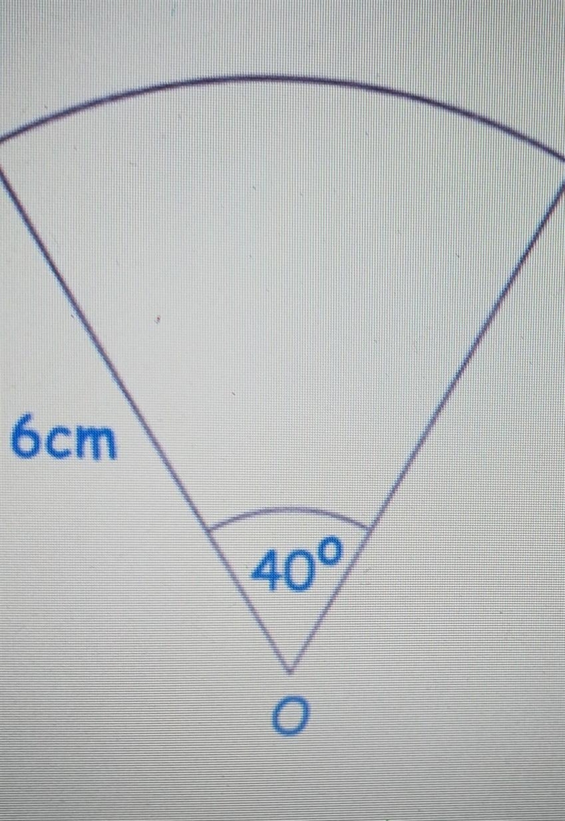 OAB is a sector of a circle what is the area of the sector-example-1