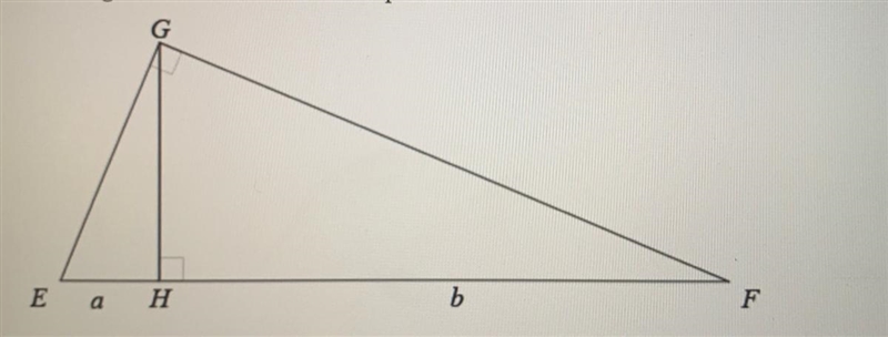 Use the figure to answer the question. Calculate GH is a=3 and b=20-example-1