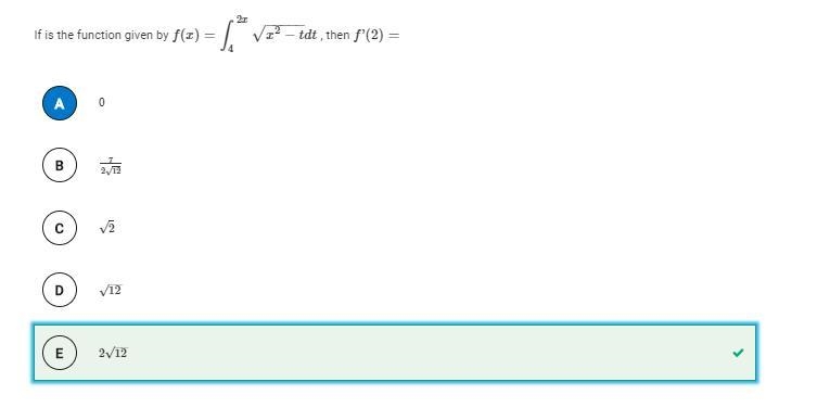 Why is the answer E?-example-1