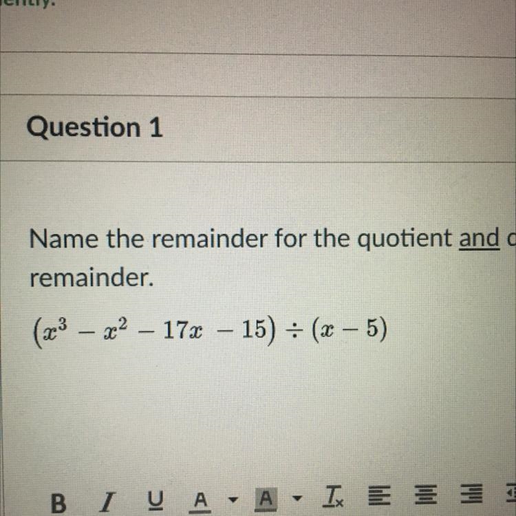 Name the remainder for the quotient and describe or show how you found the remainder-example-1