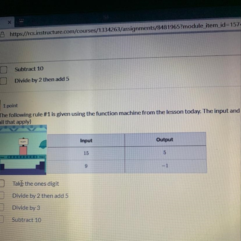 Input: 15 , Output: 5, Input: 9, Output: -1. What would be the rule now ?-example-1