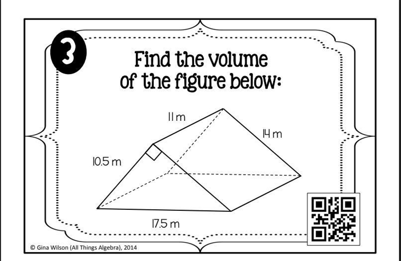 Find the volume of the figure below. Can someone explain where the base is and how-example-1