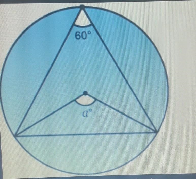 Find the measure of angle a ​-example-1