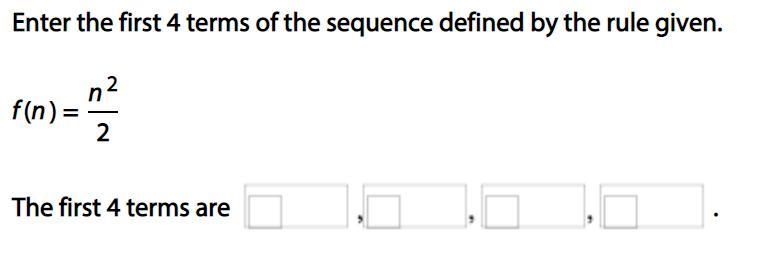 Enter the first four terms.-example-1