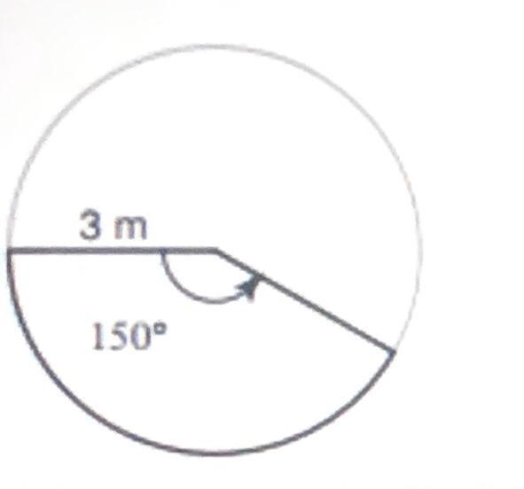 Calculate the area of the sector-example-1